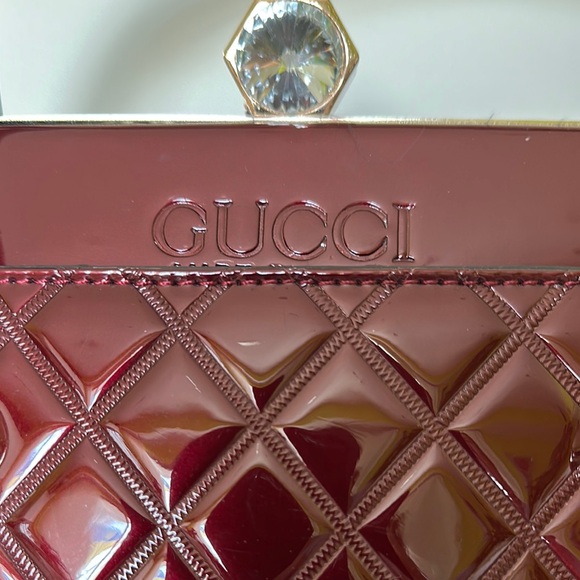 Gucci Burgundy Quilted Women's Bags - Picture 2 of 7